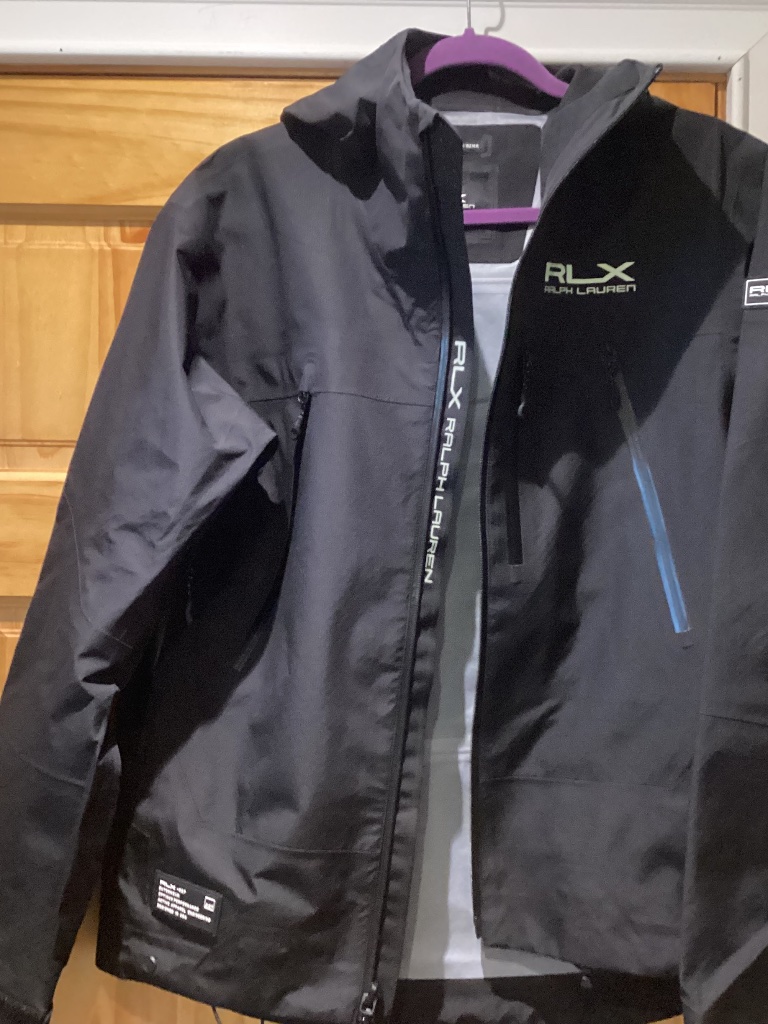 Rlx67 Ralph Lauren Men’s Size Xs Black Jacket With Hood
